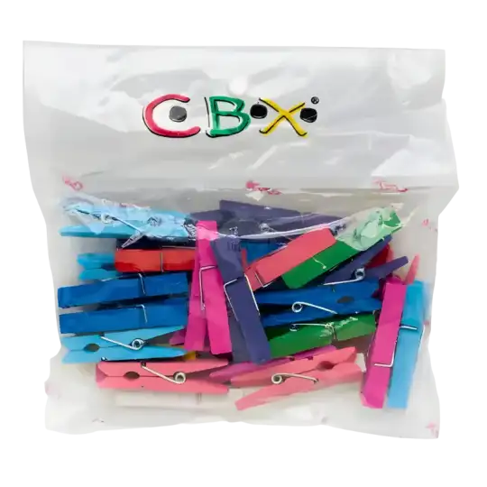 BROCHES MADERA 25MM COLOR X50U CBX