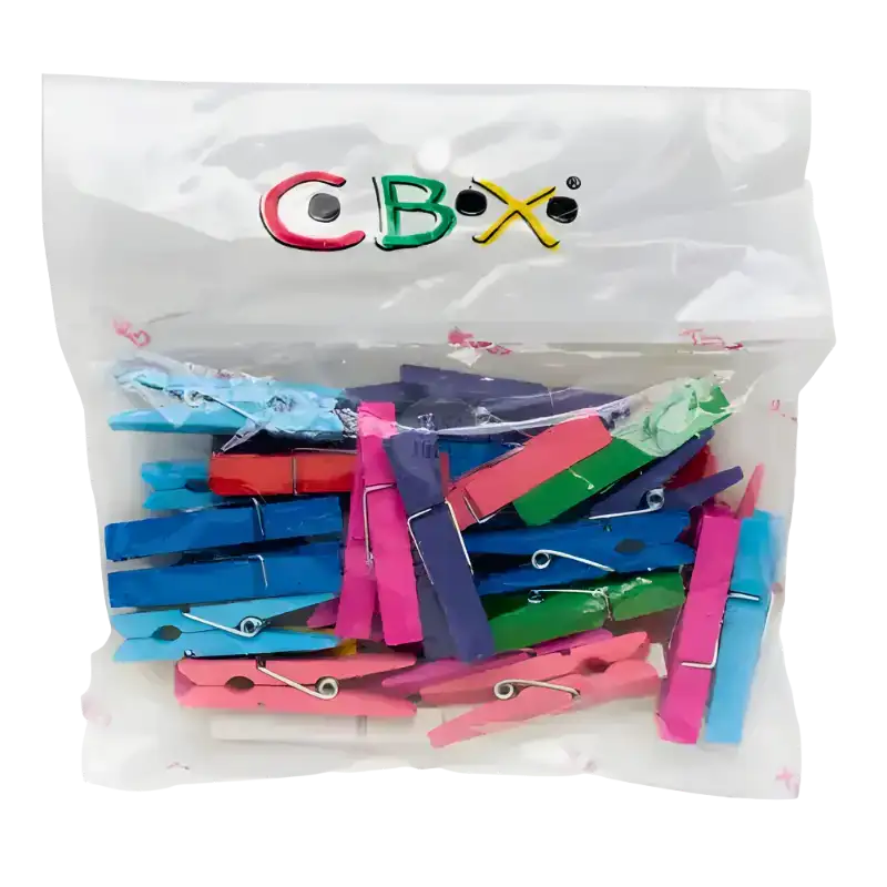 BROCHES MADERA 25MM COLOR X50U CBX