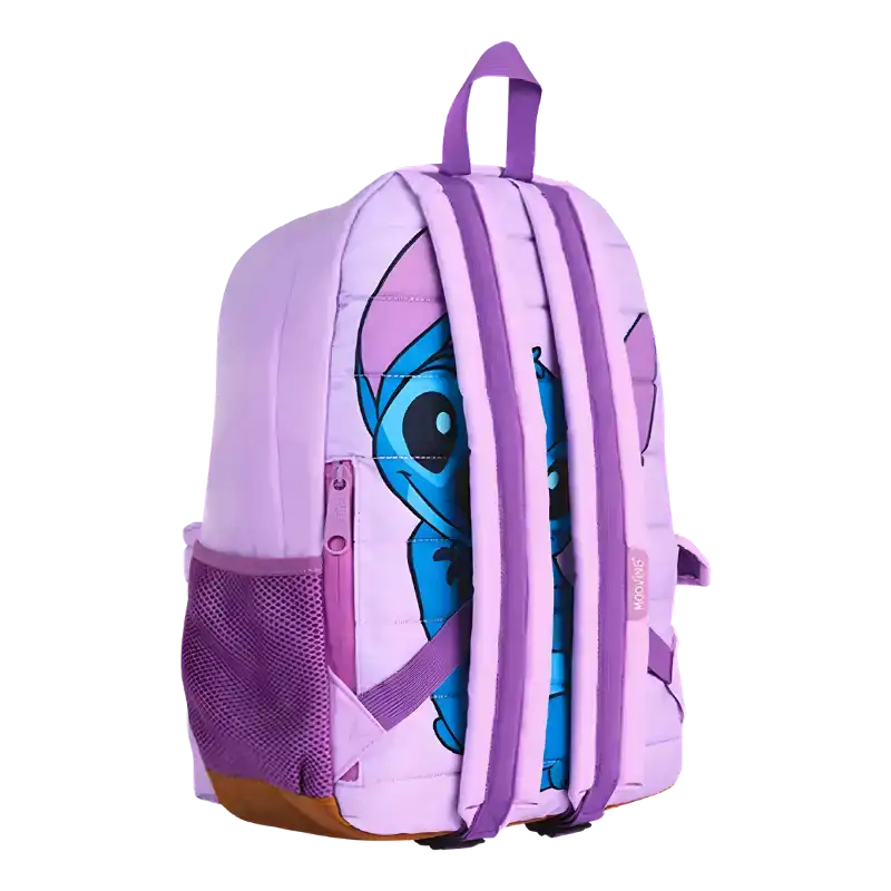 MOCHILA STITCH LILA MOOVING