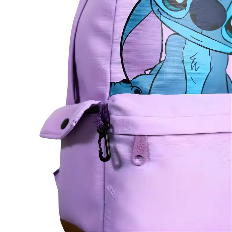 MOCHILA STITCH LILA MOOVING