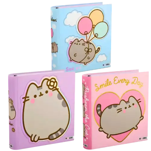 CARPETA ESCOLAR 3X40 PUSHEEN MOOVING