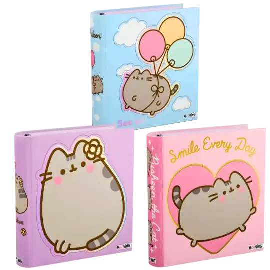 CARPETA ESCOLAR 3X40 PUSHEEN MOOVING