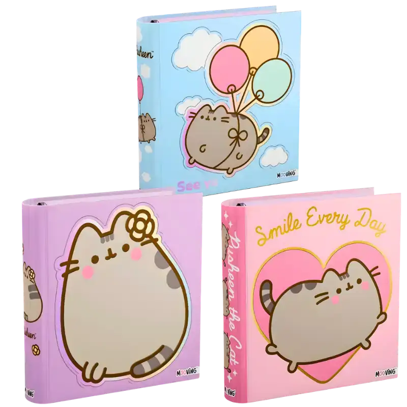 CARPETA ESCOLAR 3X40 PUSHEEN MOOVING