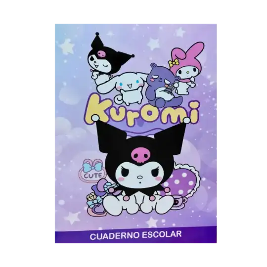 CUADERNO ESCOLAR KUROMI CBA