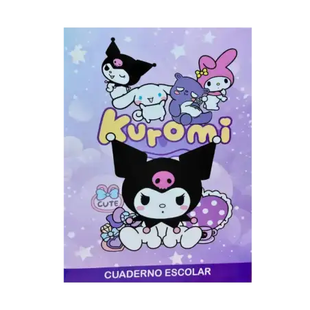 CUADERNO ESCOLAR KUROMI CBA