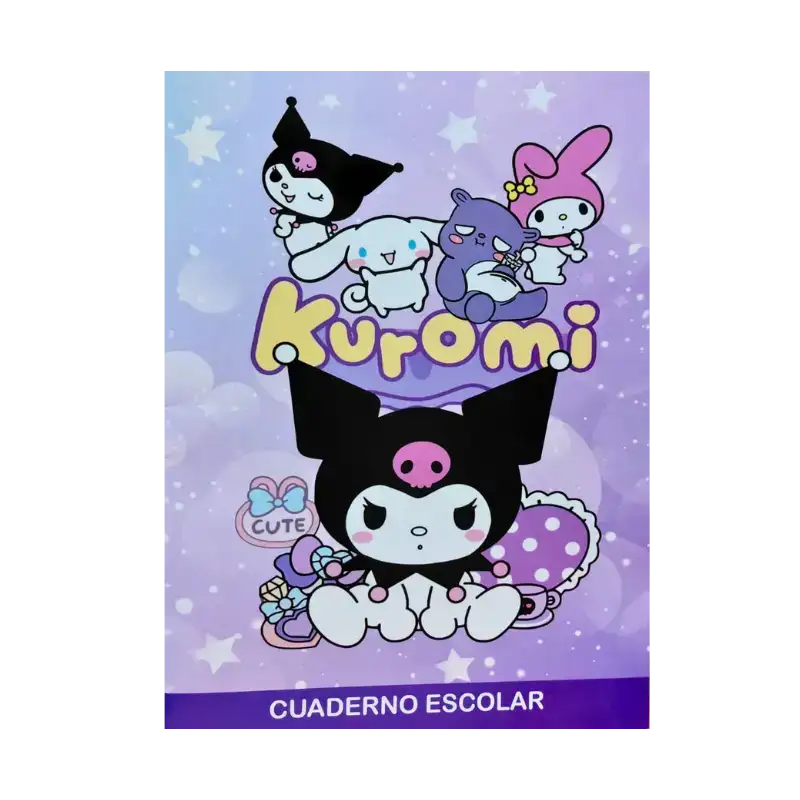 CUADERNO ESCOLAR KUROMI CBA
