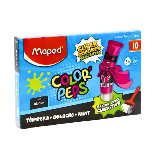 TEMPERA MAPED BLANCO NIEVE X10U