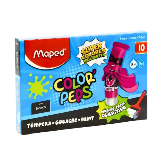 TEMPERA MAPED BLANCO NIEVE X10U