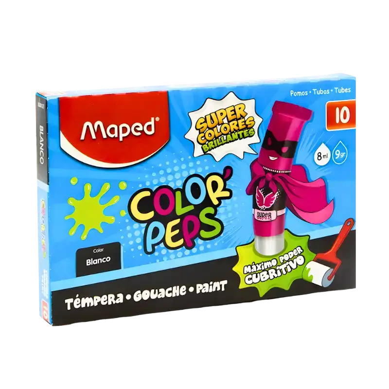 TEMPERA MAPED BLANCO NIEVE X10U