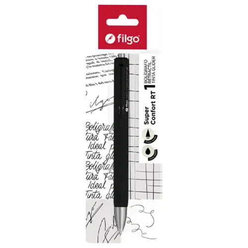 BOLIGRAFO RETRACTIL SUPER CONFORT 0.7 BLX1 NE