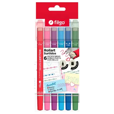 MICROFIBRA DOBLE PUNTA CON SELLO ROLIART FILGO