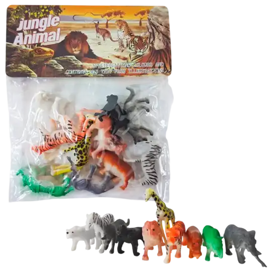 SET DE ANIMALES X10PCS BOLSA