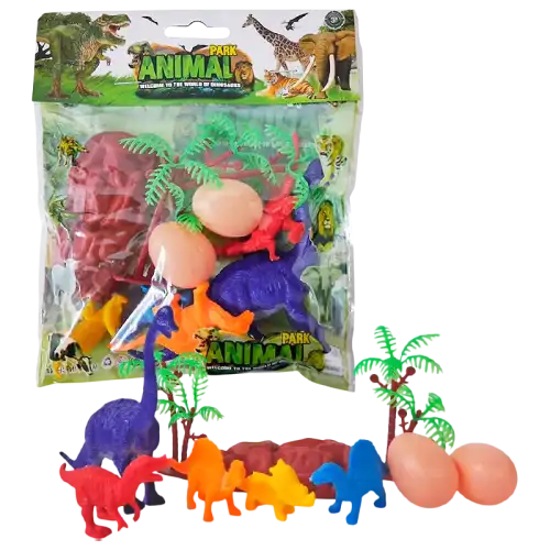 SET DE DINOSAURIOS EN BOLSA