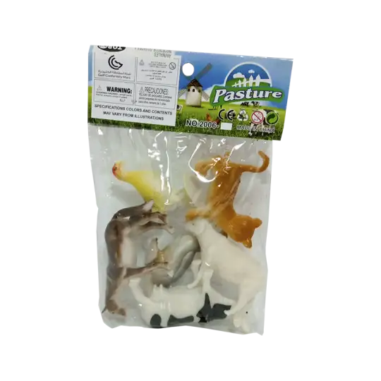 JUEGO DE ANIMALES X6PCS