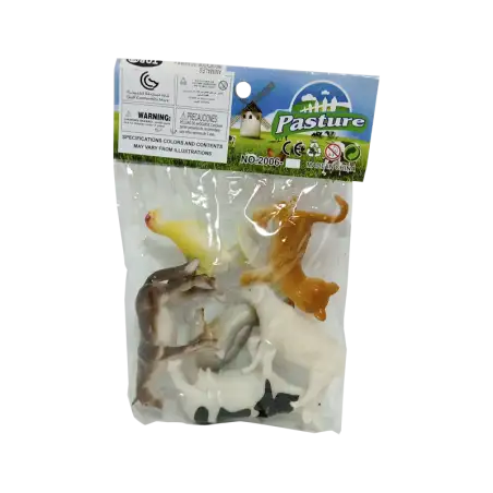 JUEGO DE ANIMALES X6PCS