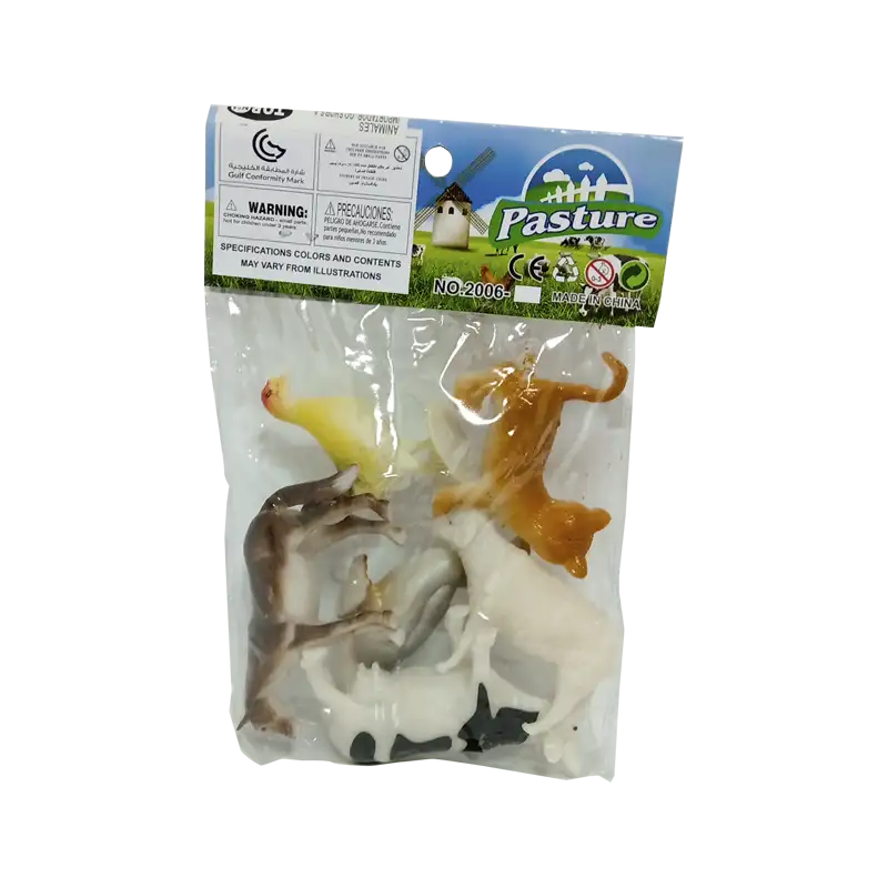 JUEGO DE ANIMALES X6PCS