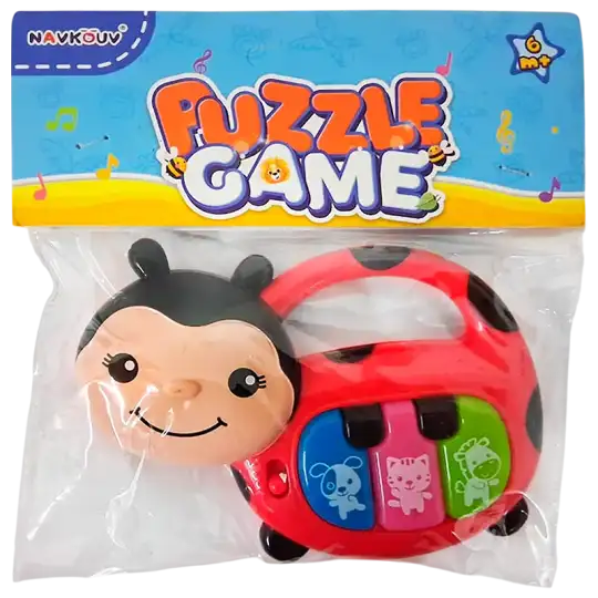 PIANO A PILA INFANTIL INSECTO