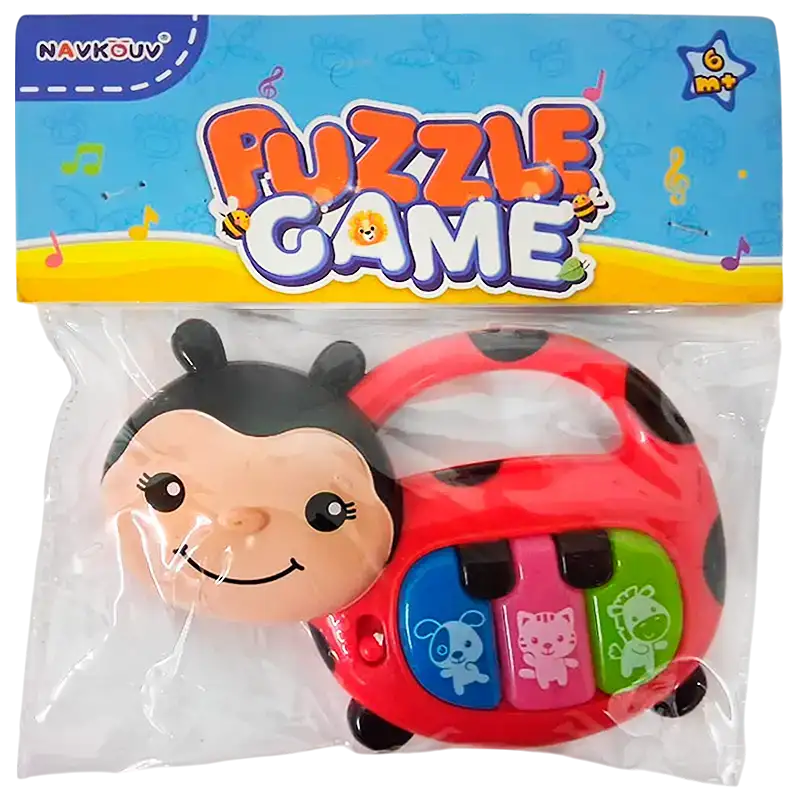 PIANO A PILA INFANTIL INSECTO