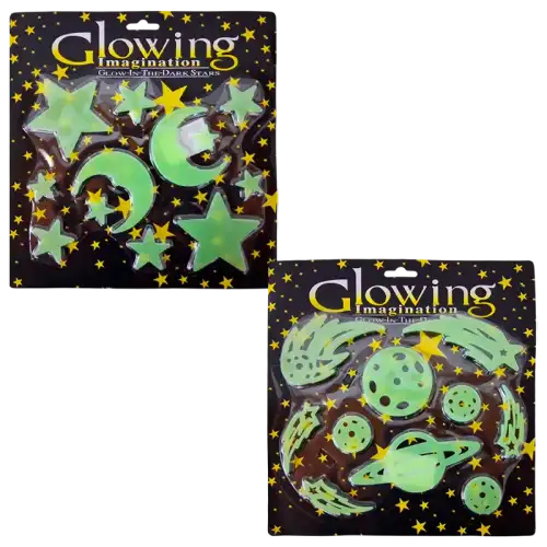 STICKER FLUORESCENTE GALAXIA