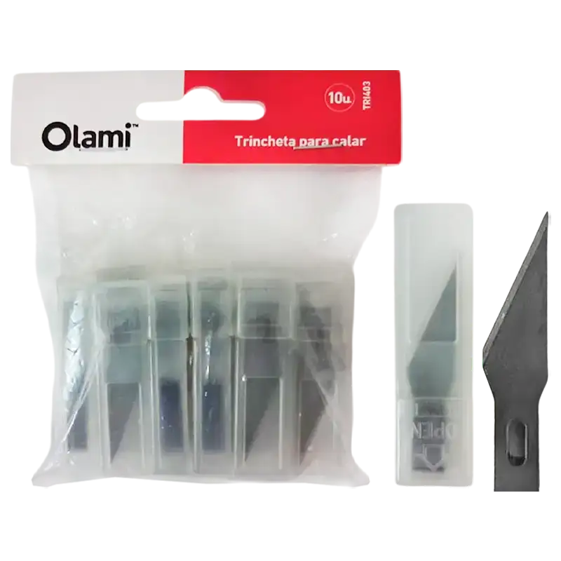 REP TRINCHETA PARA CALAR TUBO X10 OLAMI