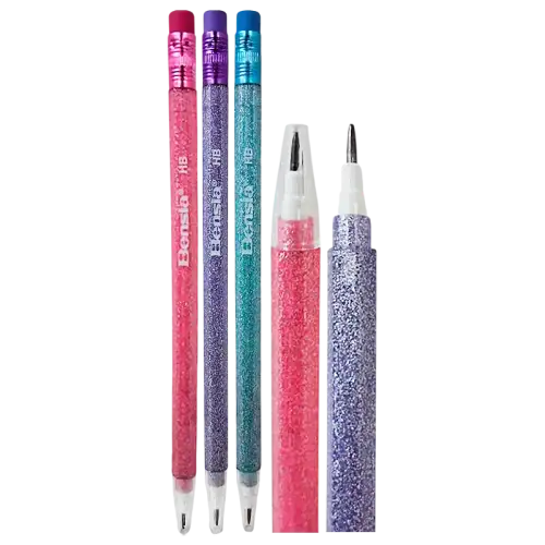 LAPIZ NEGRO INTERCAMBIABLES CUERPO GLITTER