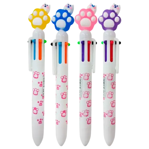 BOLIGRAFO MULTI X6 HUELLA  CON CLIP