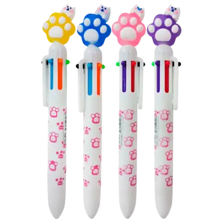 BOLIGRAFO MULTI X6 HUELLA  CON CLIP