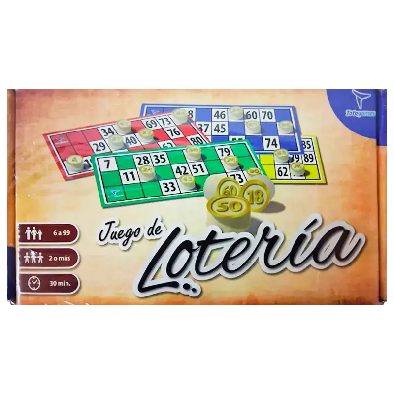 LOTERIA FICHAS MADERA