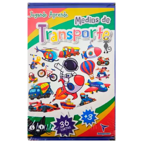 MEDIOS DE TRANSPORTE JUGANDO APRENDO