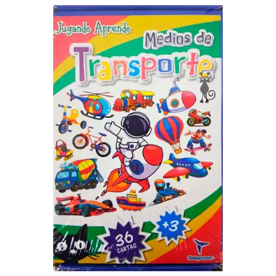 MEDIOS DE TRANSPORTE JUGANDO APRENDO
