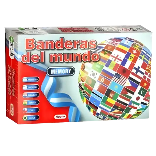 BANDERAS DEL MUNDO MEMORY NUPRO