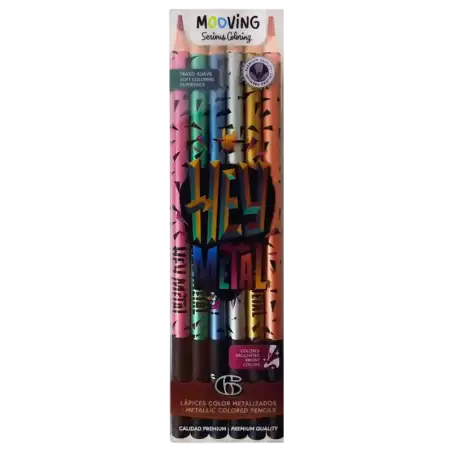 LAPICES METALIZADO X6 MOOVING
