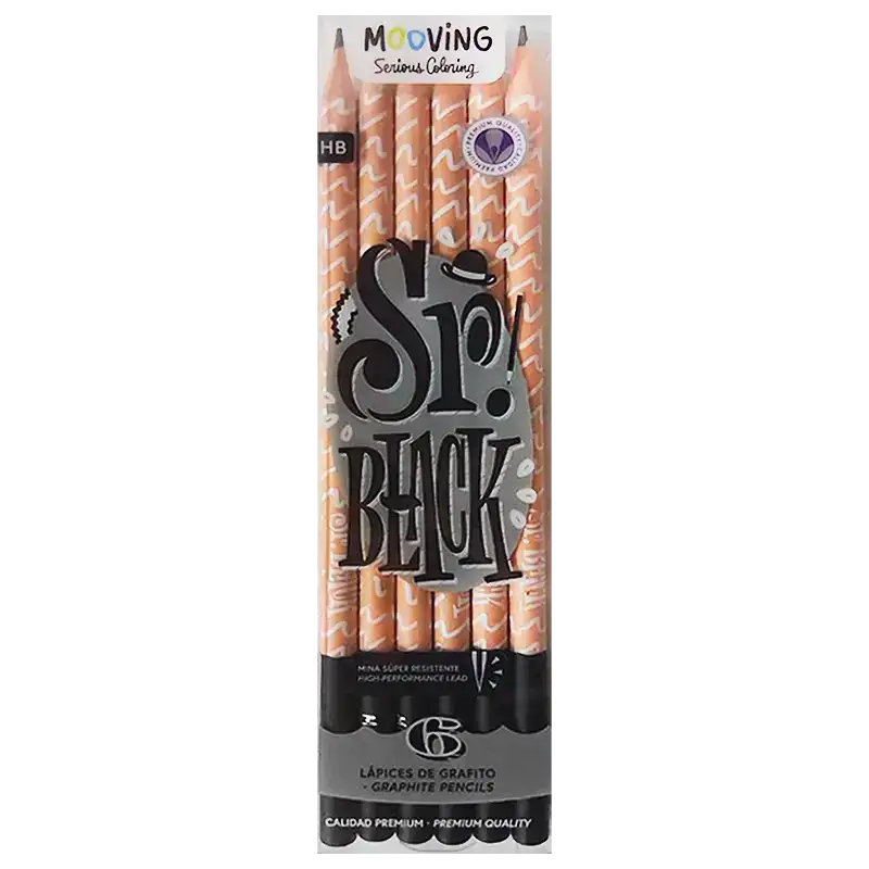 LAPICES GRAFITO MOOVING X6