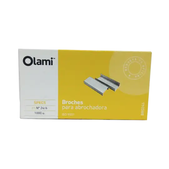 BROCHES P/ABROCHADORA 24/6 OLAMI