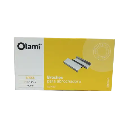 BROCHES P/ABROCHADORA 24/6 OLAMI