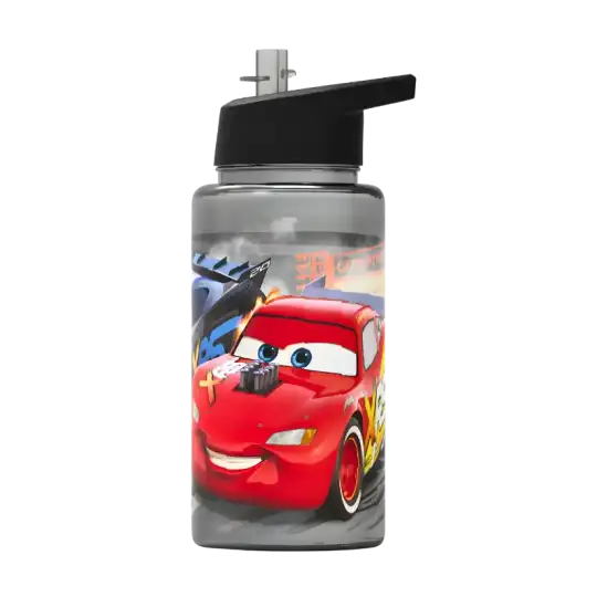 BOTELLA 500ML STRAW TOP CARS BELGIOCO