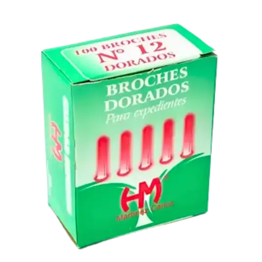 BROCHES DORADOS MARIPOSA LIGGO N12 65MM