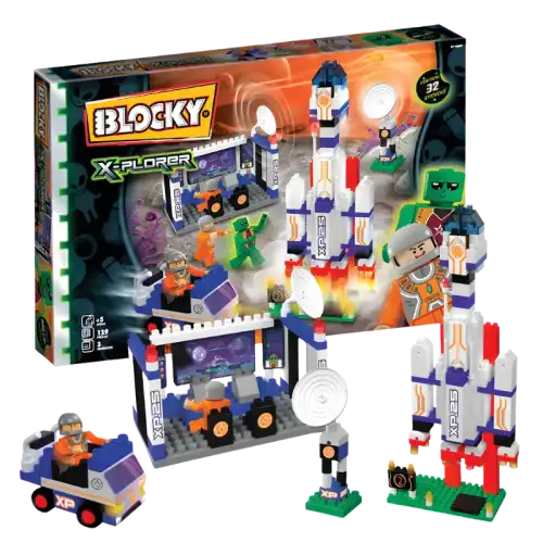 BLOCKY X PLORER COHETE  290 PIEZAS