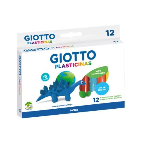 PLASTILINA GIOTTO X12 COLORES