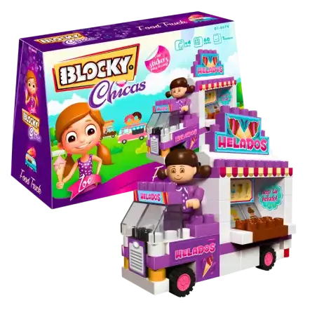 BLOCKY CHICAS FOOD TRUCK 65PZAS