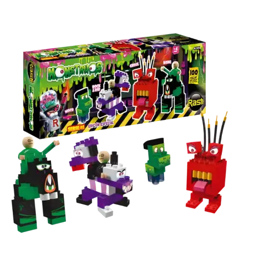 RASTI MONSTRUOS X4 100PZAS