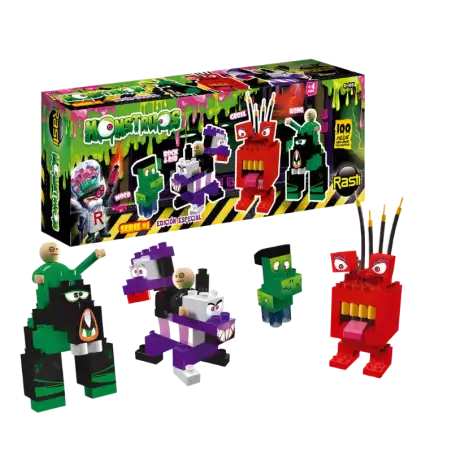 RASTI MONSTRUOS X4 100PZAS