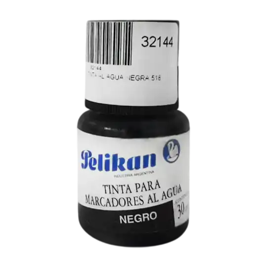 TINTA PELIKAN AL AGUA NEGRA 30CC