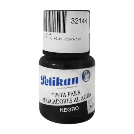 TINTA PELIKAN AL AGUA NEGRA 30CC