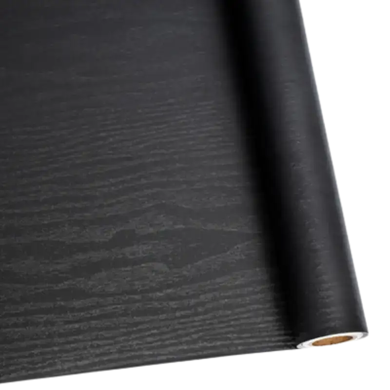 CONTAC SELF MADERA NEGRO 45X5MTS