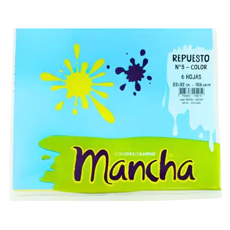 REPUESTO DIBUJO N5 MANCHA COLOR X6 HJ LUMA