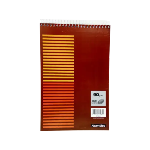 BLOCK ASAMBLEA A5 16X21 ESPIRAL 80HJS CUADRO