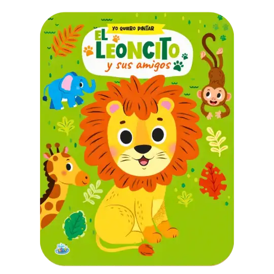 EL LEONCITO PINTANDO