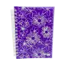 CUADERNO TANGO 16X21 120HJS RAYADAS ESPIRAL FLORES