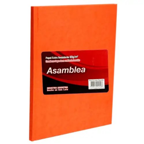 CUADERNO ASAMBLEA 16X21 50HJS RAYADAS ARANIA NARAN